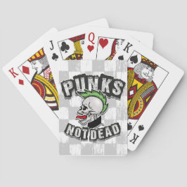 Baraja De Cartas Rockero de Punk Mohawk sin cráneo muerto