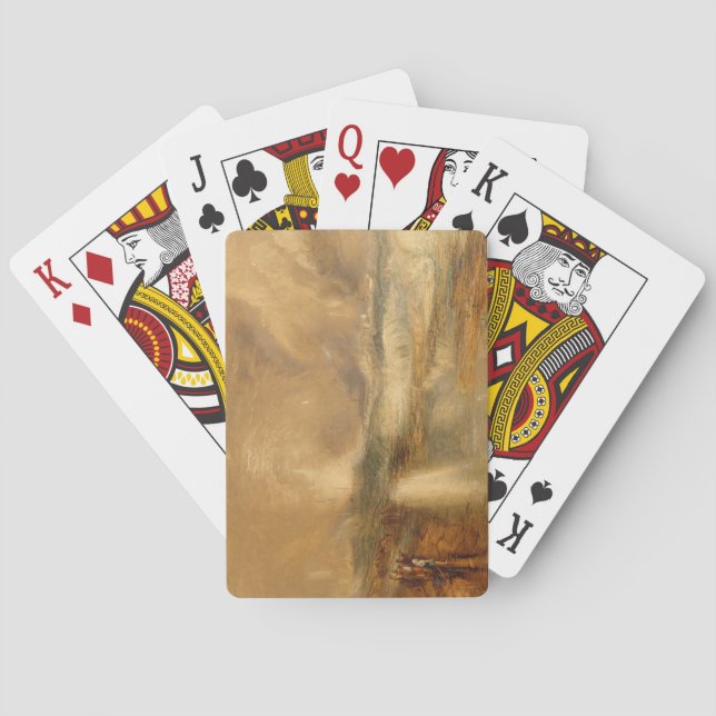 Baraja De Cartas Rockets y luces azules, 1855 (chromolitho) (Reverso)