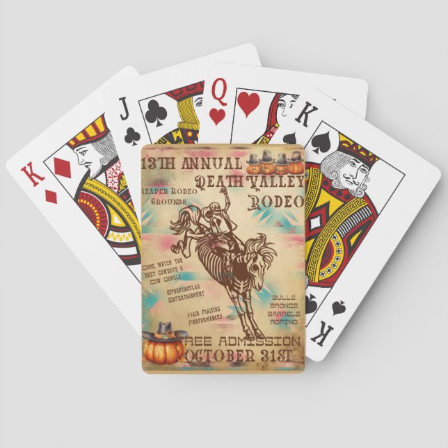 Baraja De Cartas Rodeo del Valle de la Muerte (Reverso)