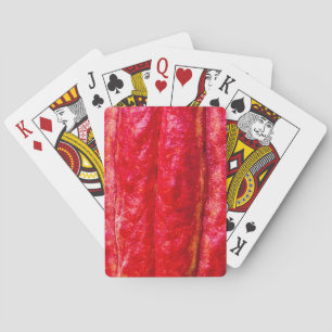 Baraja De Cartas rojo de la vaina de cacao