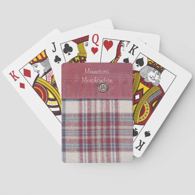 Baraja De Cartas Rojo Fundido (Reverso)