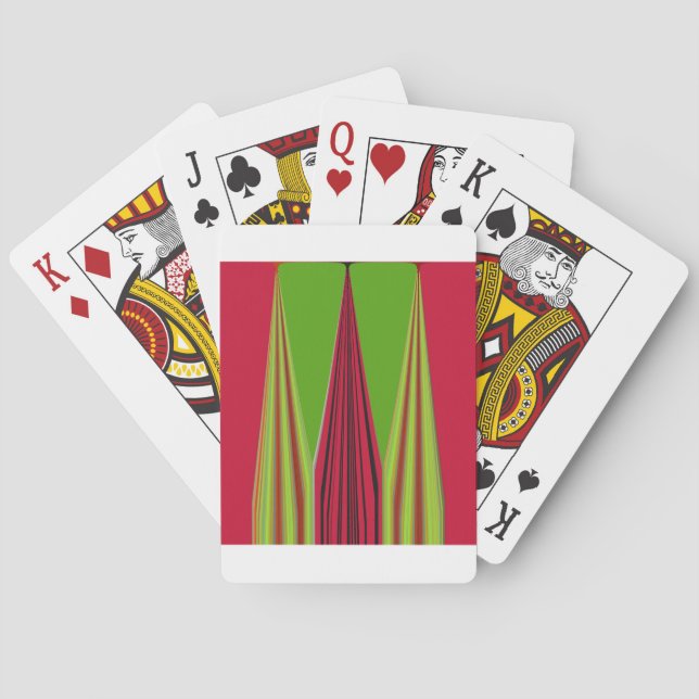 BARAJA DE CARTAS ROJO ORO VERDE (Reverso)