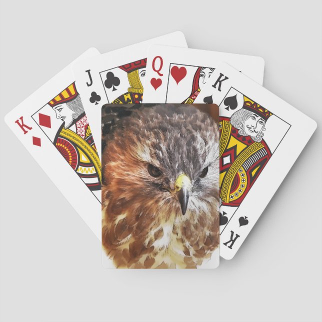 BARAJA DE CARTAS ROJO TAILED HAWK (Reverso)
