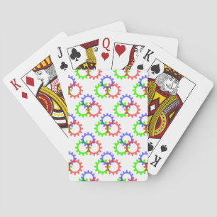 Baraja De Cartas Rojo, verde y azul