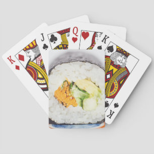 Baraja De Cartas Rollo de sushi Pescado y arroz