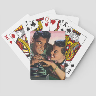 Baraja De Cartas Romance Antiguo, Novios de Secundaria Enamorados