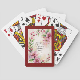 Baraja De Cartas Romans 12:12 Custom Bible Verse