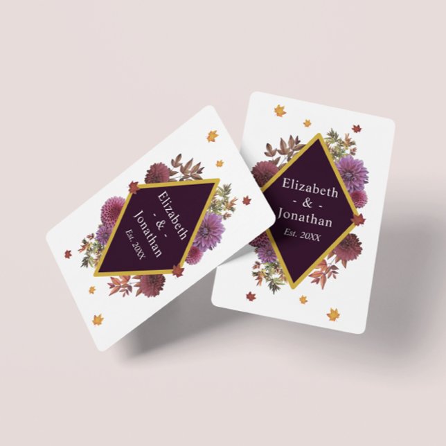 Baraja De Cartas Romántico Otumn Dahlia (Subido por el creador)