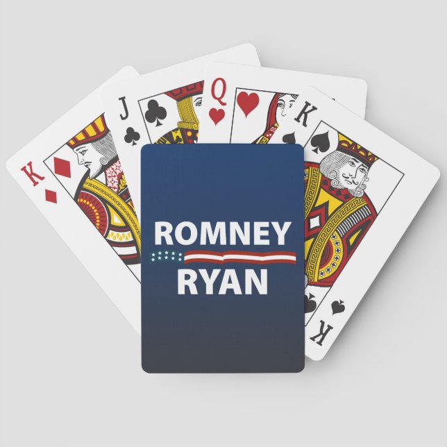 Baraja De Cartas Romney Ryan Stars and Stripes (Reverso)