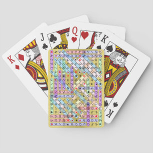 Baraja De Cartas Rompecabezas de búsqueda de palabras: caótico resu