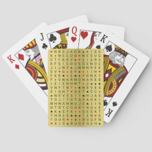 Baraja De Cartas Rompecabezas de búsqueda de palabras - Estándar