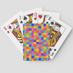 Baraja De Cartas rompecabezas del autismo