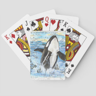 Baraja De Cartas Rompiendo el mapa antiguo de Orca