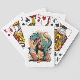Baraja De Cartas Rompiendo Más Botellas