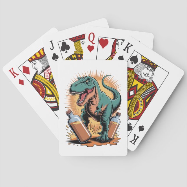Baraja De Cartas Rompiendo Más Botellas (Reverso)