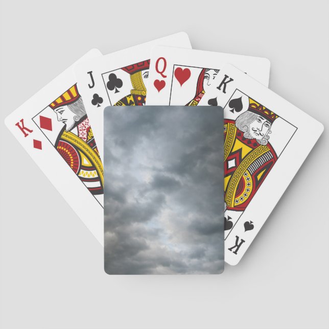 Baraja De Cartas Rompiendo nubes de tormenta (Reverso)