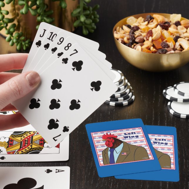 Baraja De Cartas Rooster de ala izquierda (In Situ)