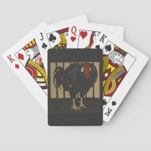 Baraja De Cartas Rooster - Ilustracion de Animales Cuadrados
