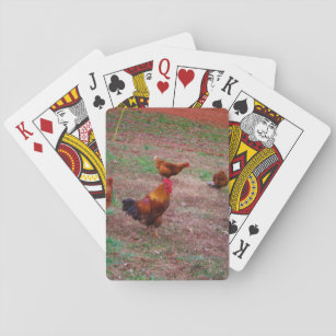 Vintage doble baraja de cartas de gallo y gallina de Chri, cartas de juego  vintage, cartas de pollo, cartas de pollo, suyas y suyas -  México