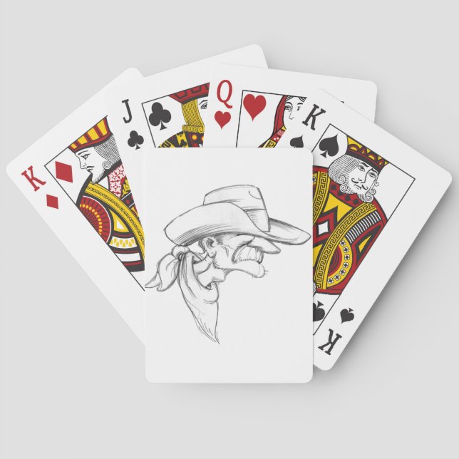 Baraja De Cartas Rootin Tootin Prospector (Reverso)