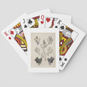 Baraja De Cartas Ropa de día, plato de moda de la Reposi de Ackerma