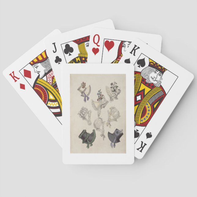 Baraja De Cartas Ropa de día, plato de moda de la Reposi de Ackerma (Reverso)
