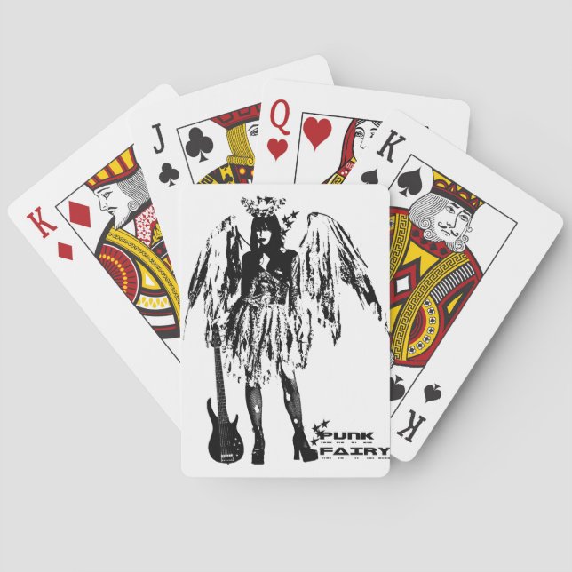 Baraja De Cartas Ropa de hadas punky para los adultos y los niños (Reverso)