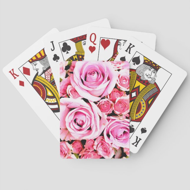Baraja De Cartas Ropa rosa rosa rosa (Reverso)