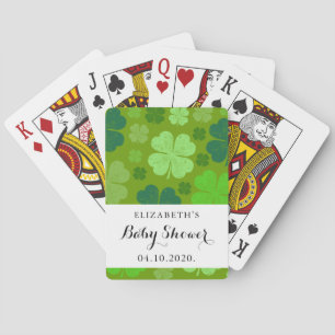 Baraja De Cartas Ropa verde, Ropa afortunada, Baby Shower