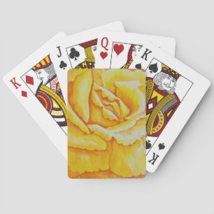 Baraja De Cartas Rosa amarillo