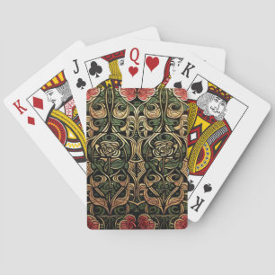 Baraja De Cartas Rosa Glasgow, nudos celtas