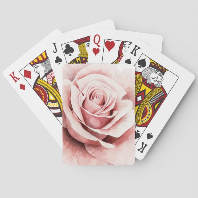 Baraja De Cartas Rosa rosa (Reverso)