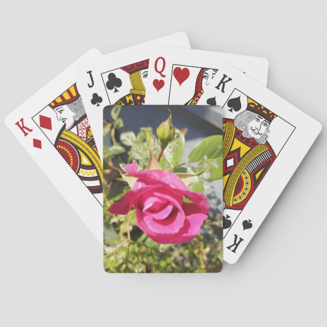 Baraja De Cartas Rosa rosa #2 (Reverso)