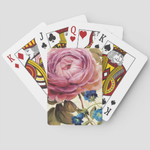 Baraja De Cartas Rosa rosa en pleno auge
