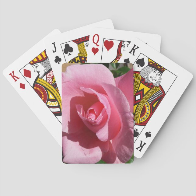 Baraja De Cartas Rosa rosa III Jardín Floral (Reverso)