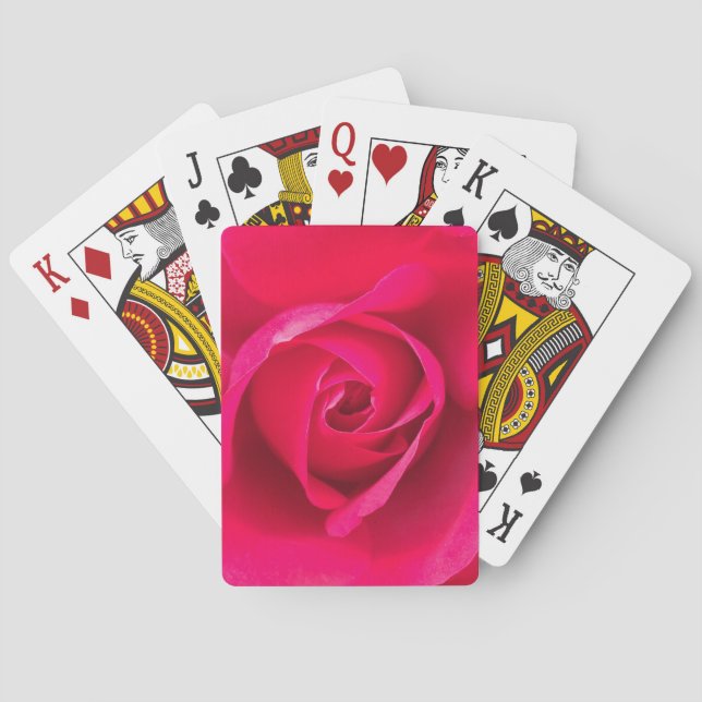Baraja De Cartas Rosa rosa rojo romántico v2 (Reverso)