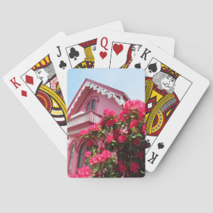 Baraja De Cartas Rosa sobre Rosa - Martha's Vineyard