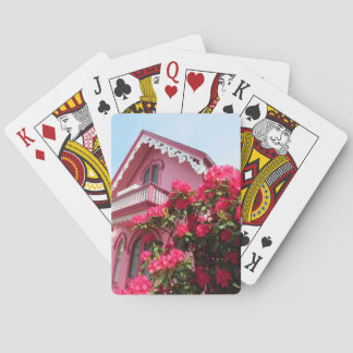 Baraja De Cartas Rosa sobre Rosa - Martha's Vineyard