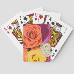 Baraja De Cartas Rosas