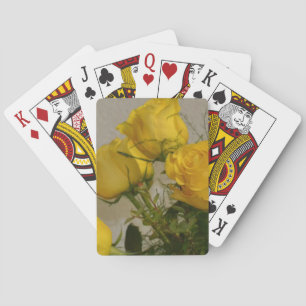 Baraja De Cartas Rosas Amarillas