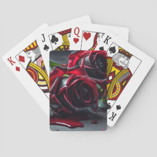 Baraja De Cartas Rosas góticos