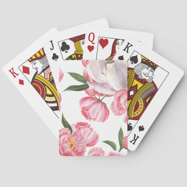 Baraja De Cartas Rosas Hermosas (Reverso)