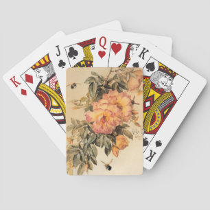 Baraja De Cartas "Rosas y abejorros"