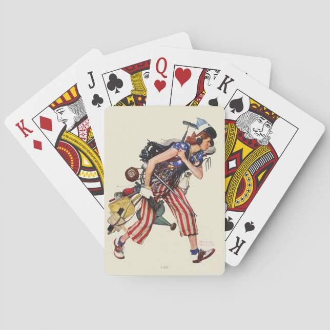 Baraja De Cartas Rosie al rescate (Reverso)