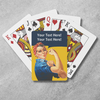Baraja De Cartas Rosie, el retro vintage del Riveter