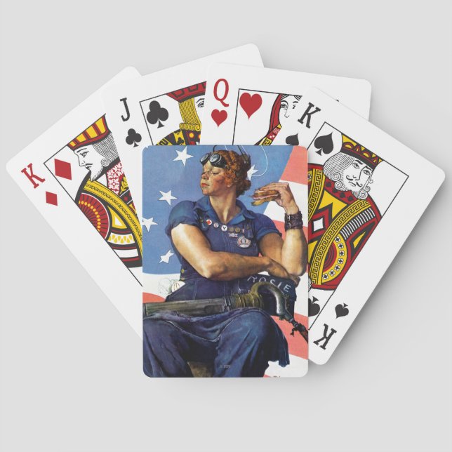 Baraja De Cartas "Rosie the Riveter" (Reverso)