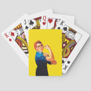 Baraja De Cartas Rosie The Riveter Retro Design Style