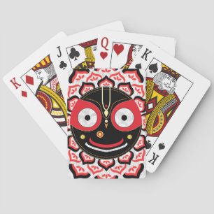 Baraja De Cartas Rostro de Lord Jagannath Chakra Deidad Hindú