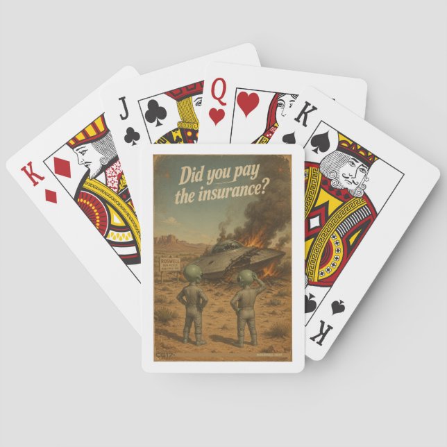 Baraja De Cartas Roswell 40-50s (Reverso)