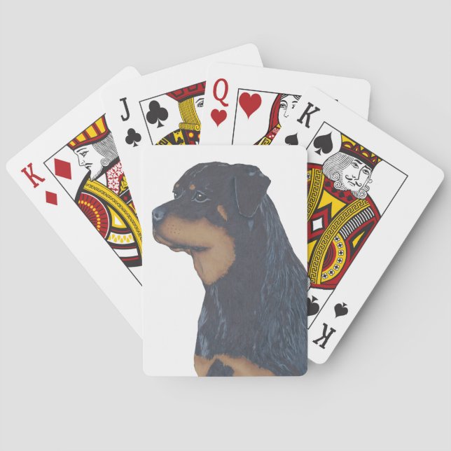 Baraja De Cartas Rottweiler (Reverso)